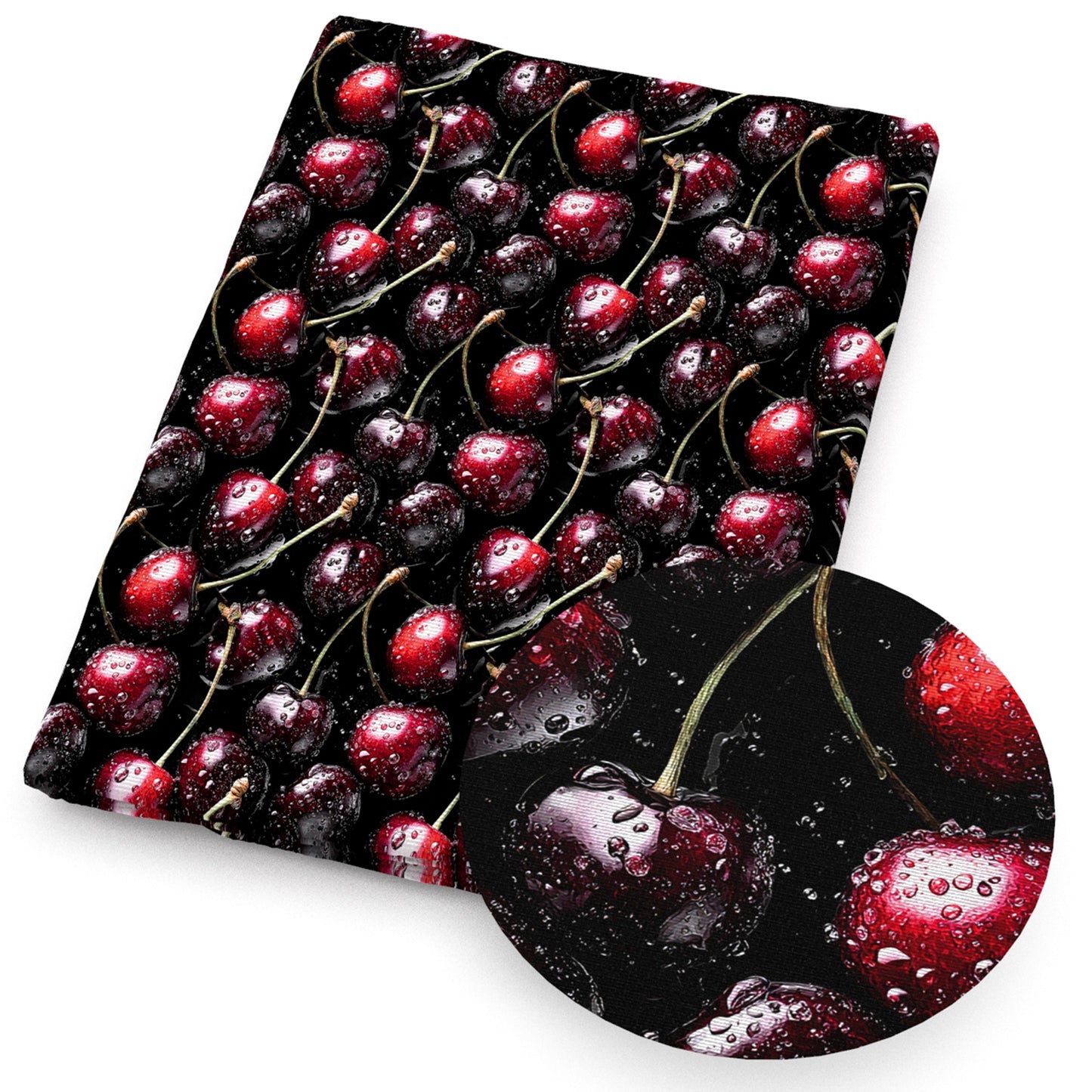 cherry fruit fabric