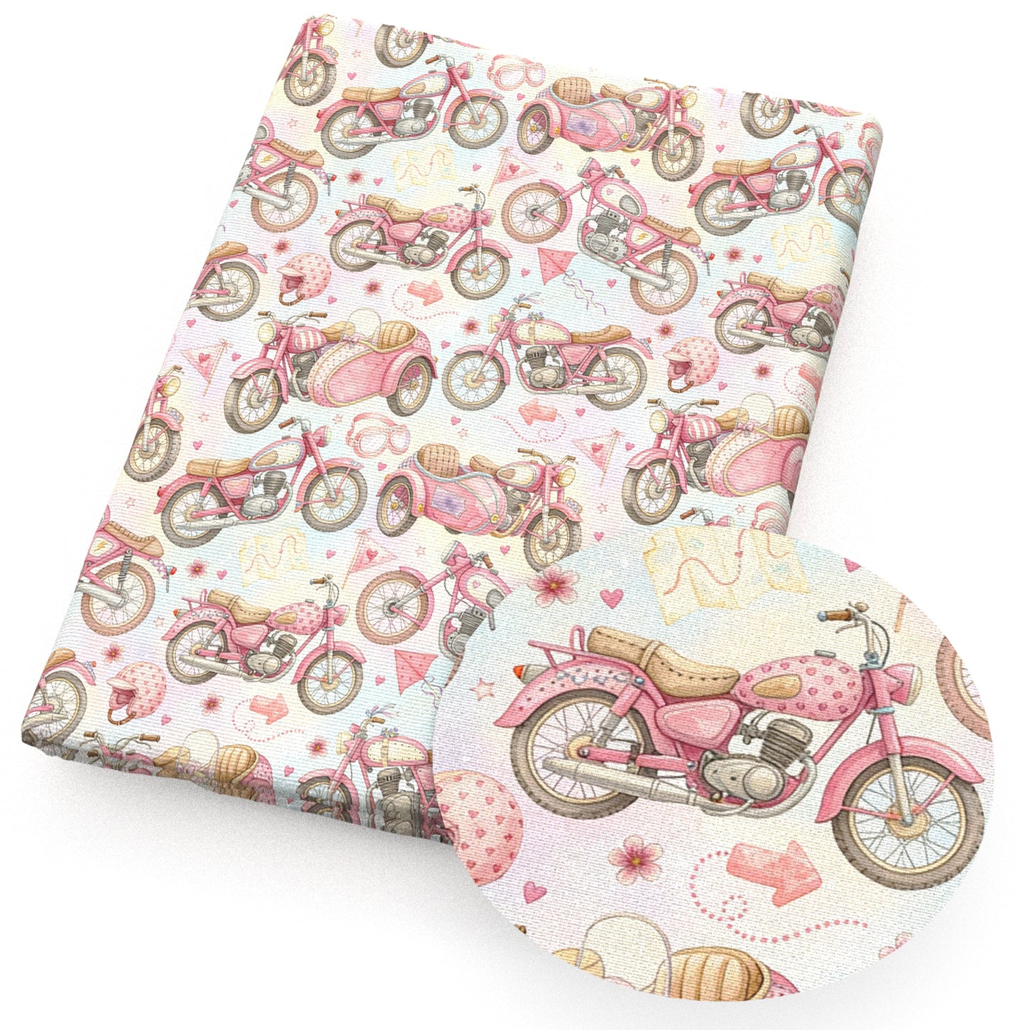 heart love pink series fabric