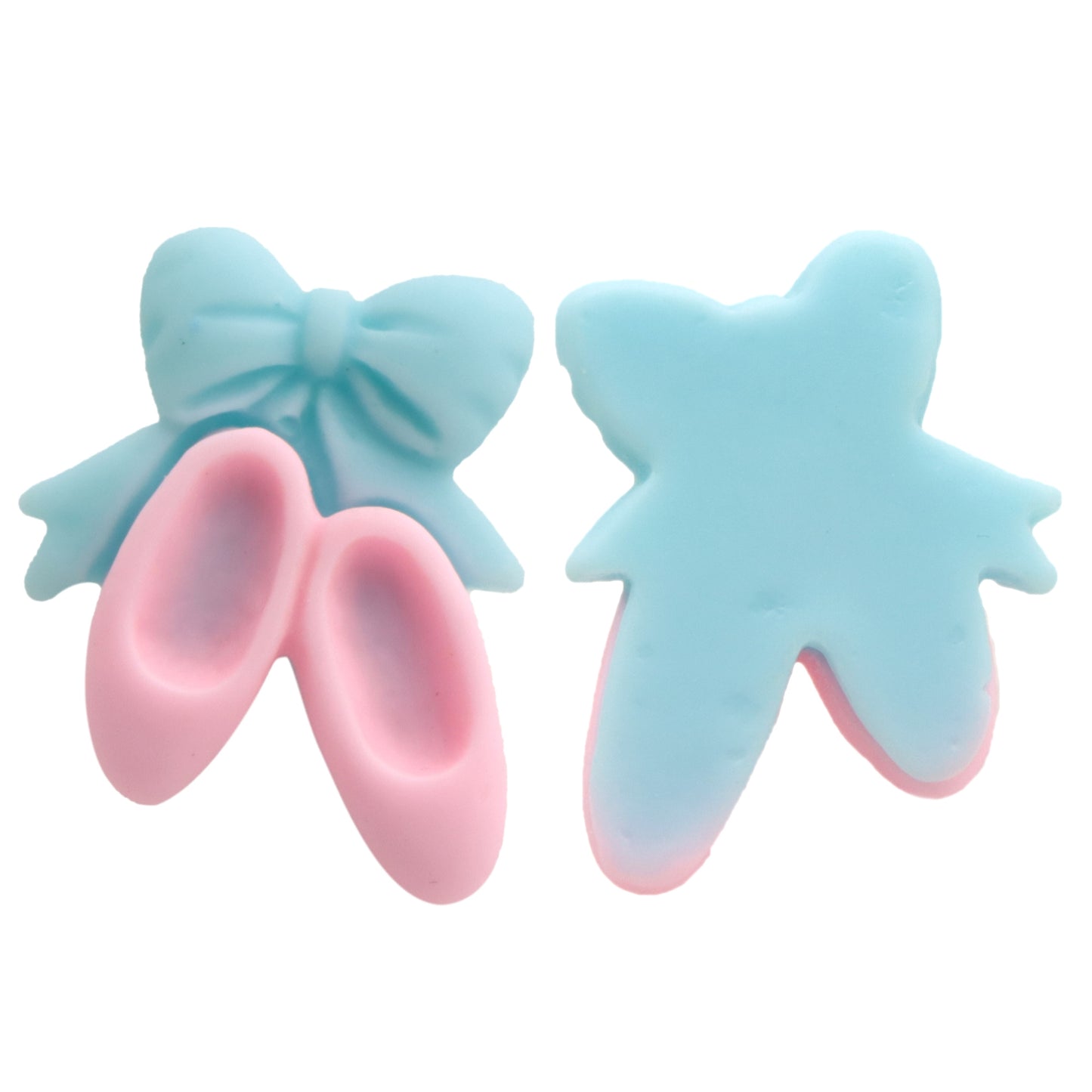 5pcs ballet Shoe Cabochons Charms, Acrylic Resin Charms for DIY Crafts, Jewelry Making, Keychains, Phone Cases, and Fridge Magnets - Colorful Decorative Beads