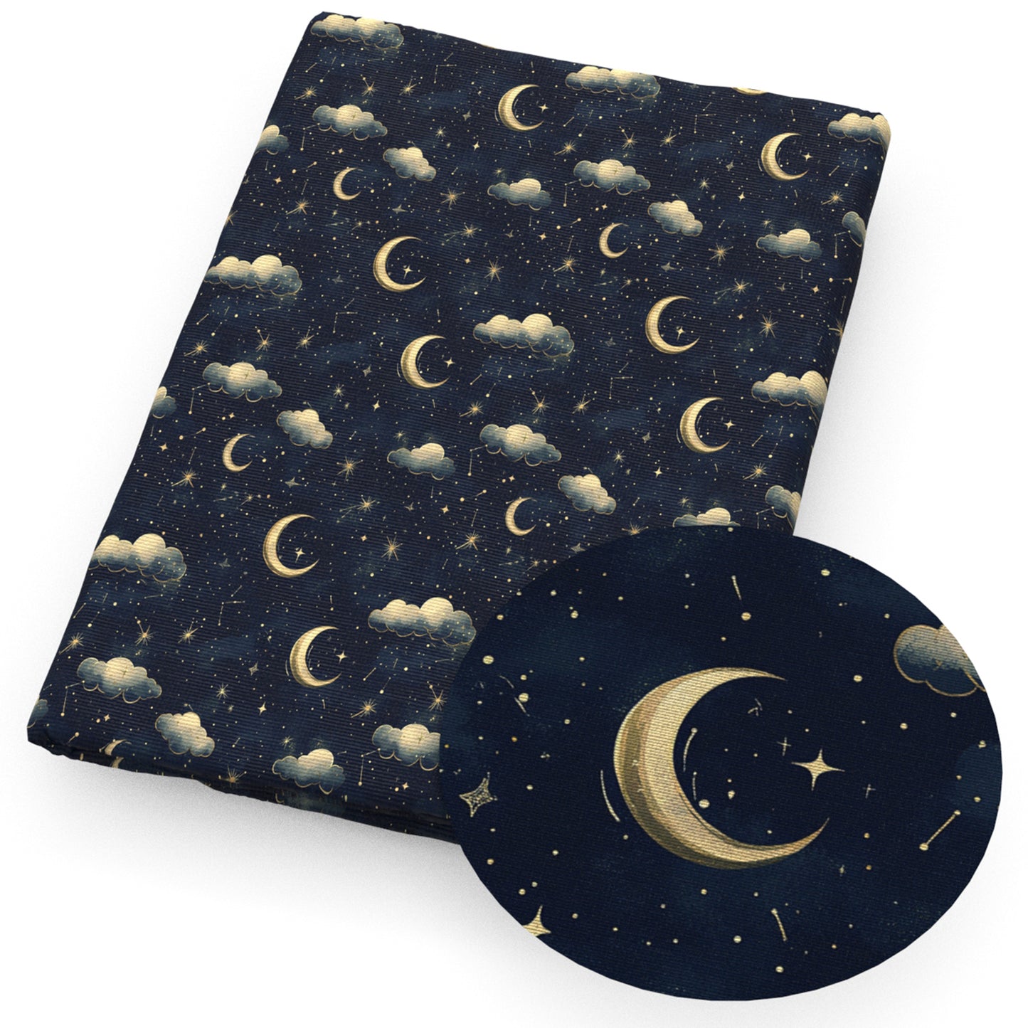 6Pc/set 7.87x7.87inch(20x20cm) Planet Solar System Galaxy series Precut Quilting Fabric Fat Quarter Fabric Bundle, Polyester Quilting Squares for Patchwork, DIY Crafts Projects, DIY Wallet Making