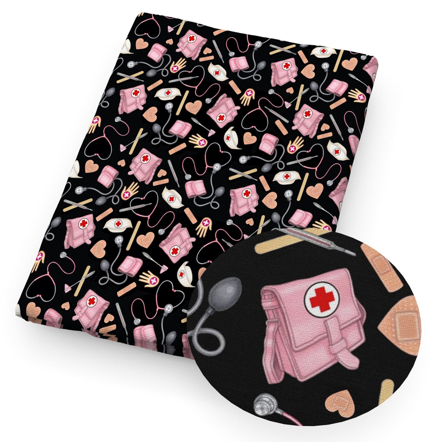 medical design theme fabric