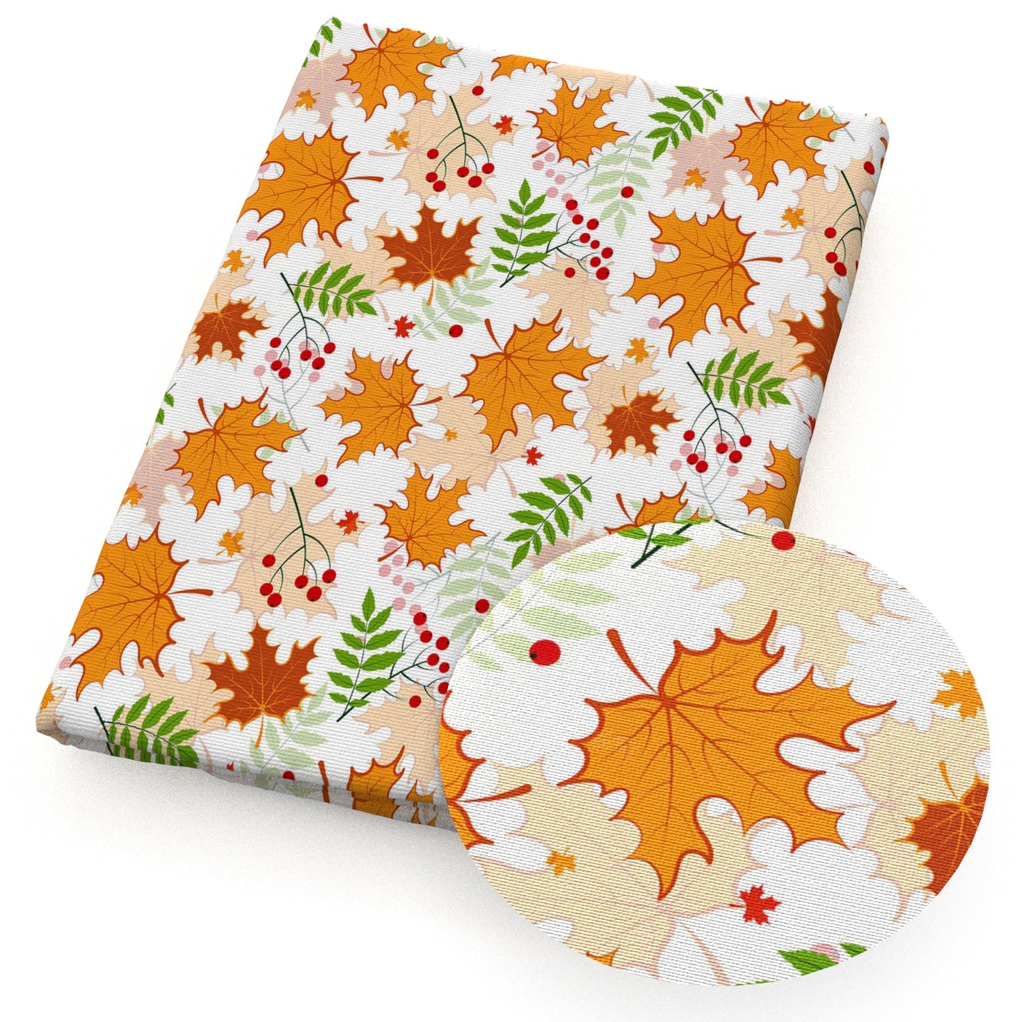 maple leaf fabric