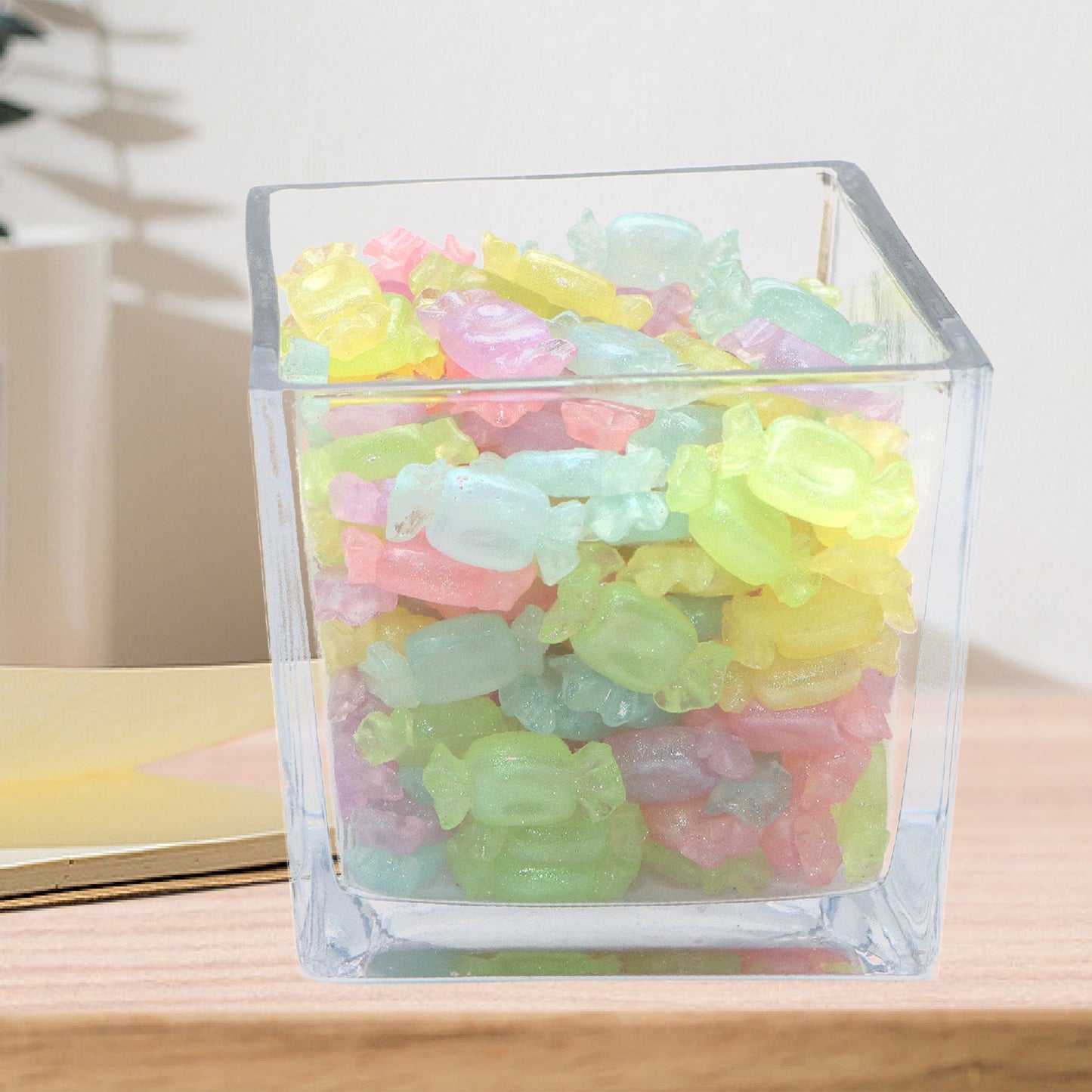 5Pcs Sweet Candy Resin Charms Vibrant Multicolor Flatback Cabochons for DIY Jewelry Making-Ideal for Necklaces, Bracelets & Earrings Charms Accessories