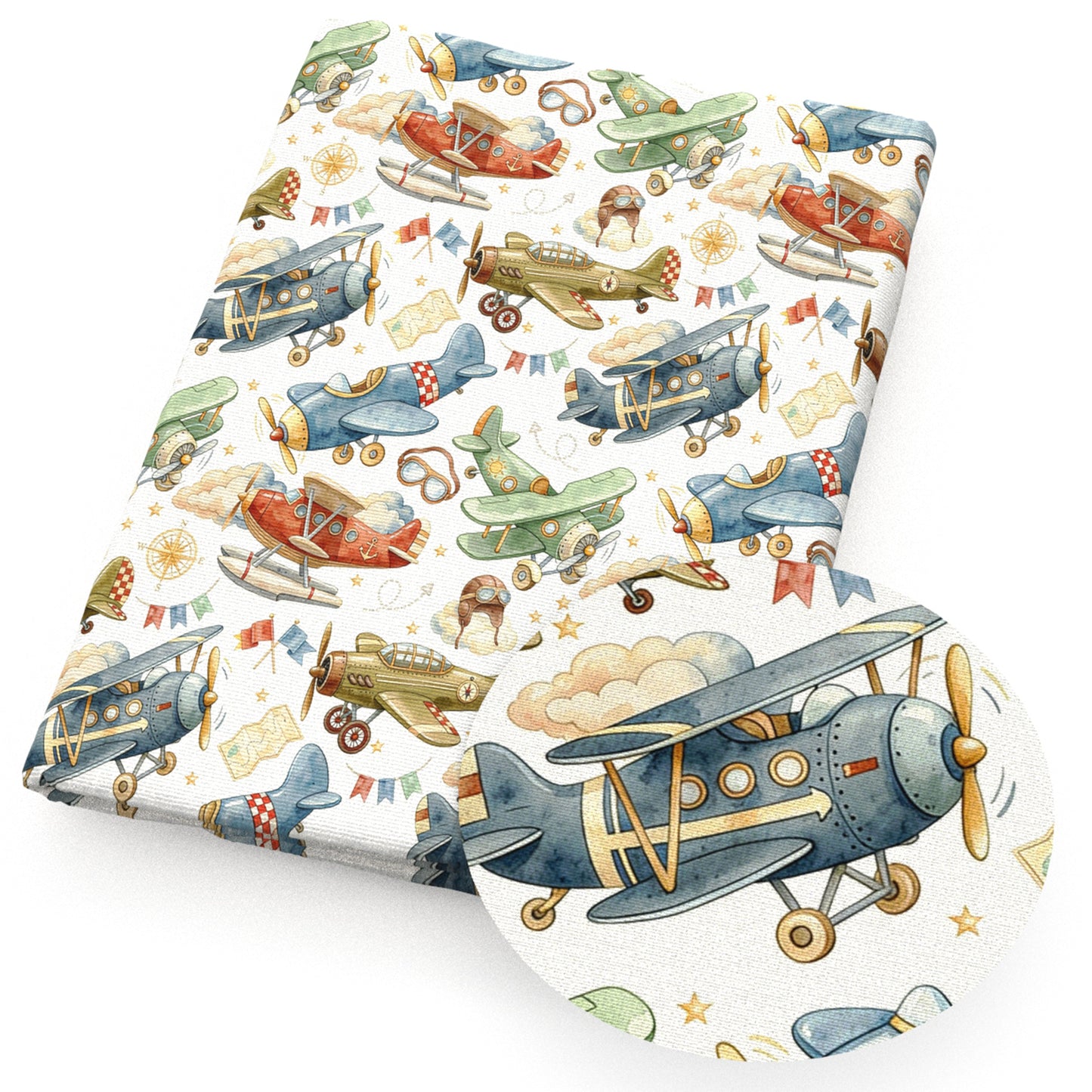 plane glasses cloud star starfish bannerflag fabric
