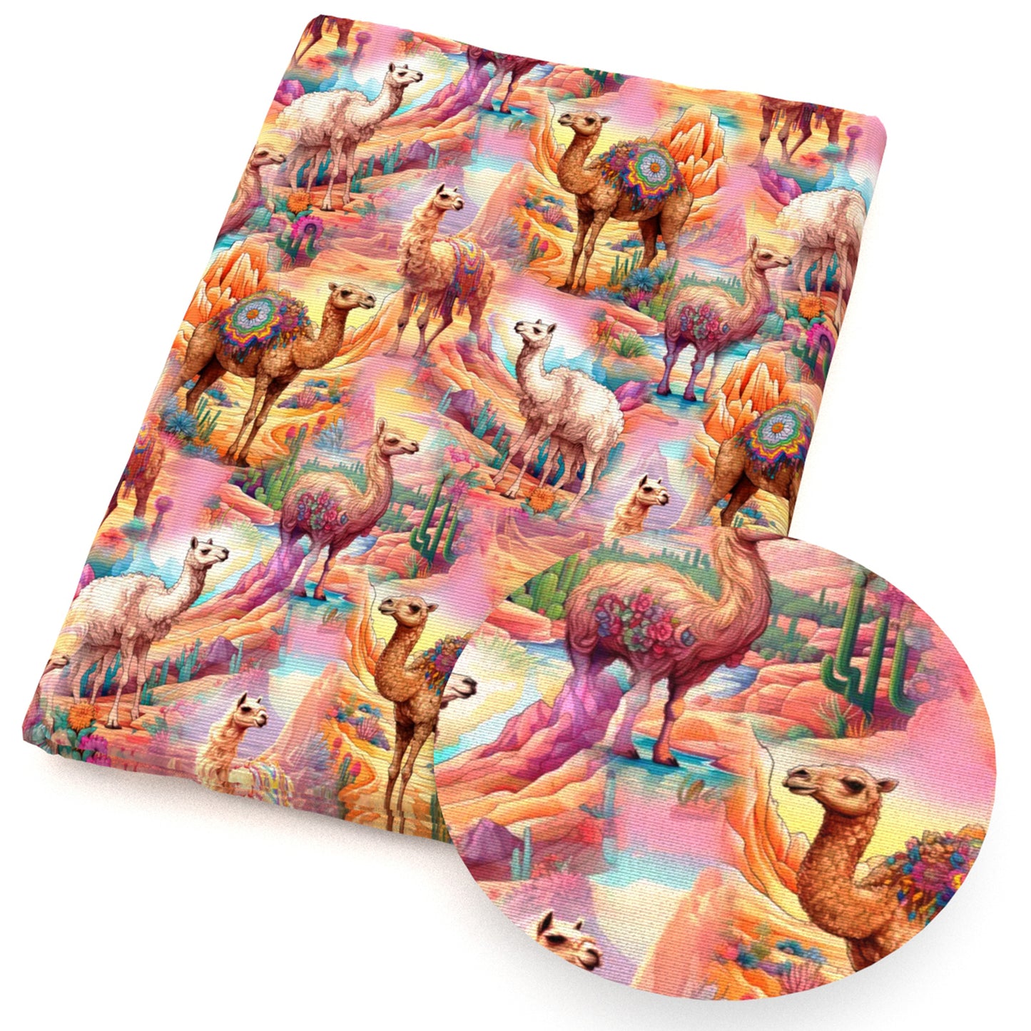 camel mountain the cactus fabric