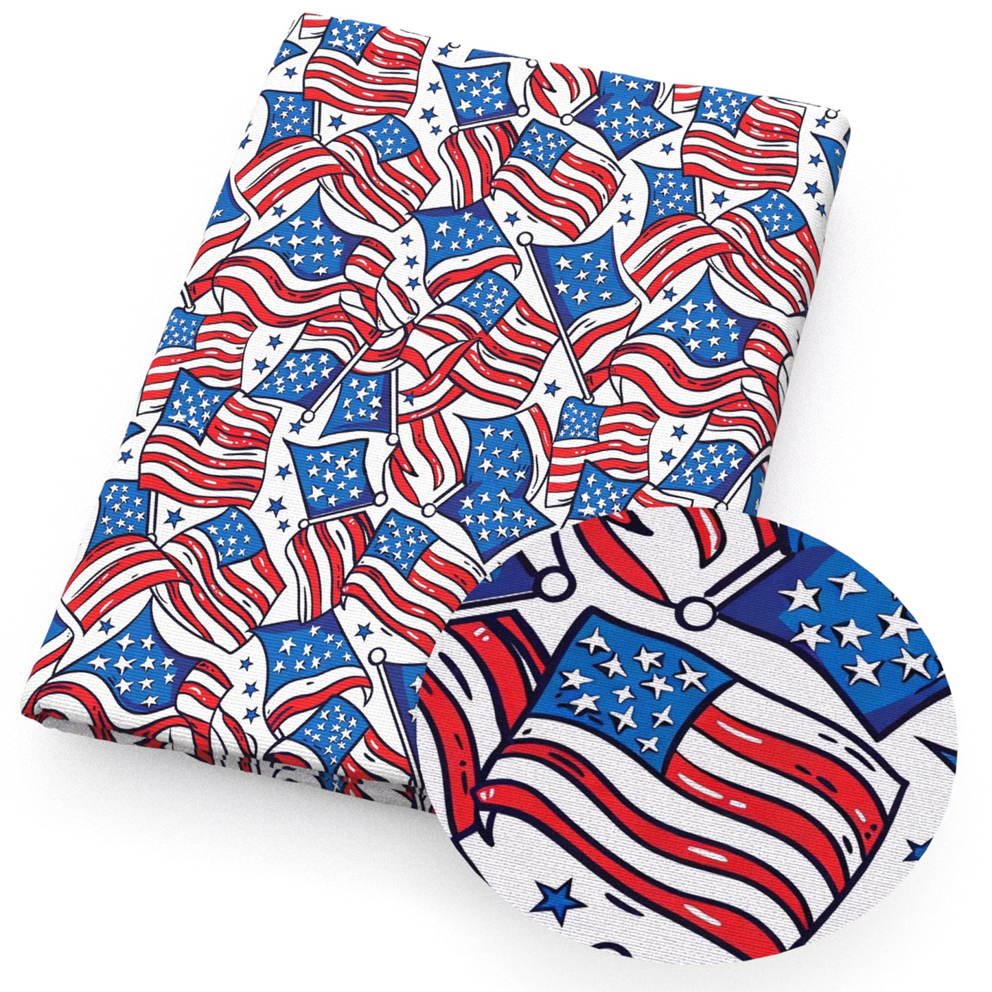 4th of july independence day star starfish fabric