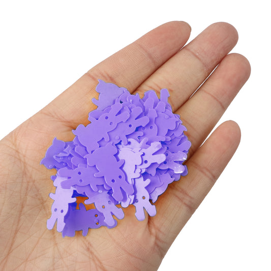 1 Pack of 10g Colorful Rabbit Sequins - DIY Handmade Animal Sequins for Sewing Accessories, Skirt, Dress Decor Paillettes For Spring DIY Jewelry & Craft Making