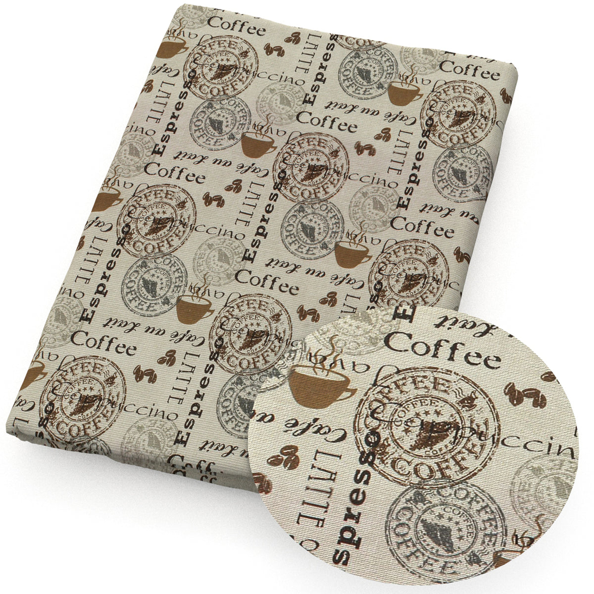 coffee fabric