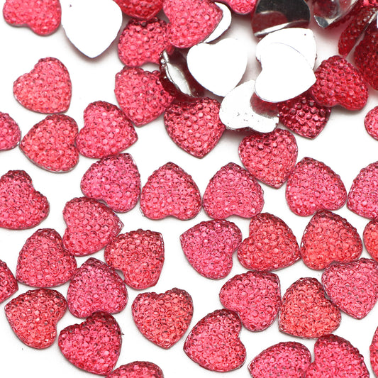 10Pcs Love Heart Shaped Acrylic Charms Transparent Resin,3D Flatback Resin Cabochons for DIY Jewelry, Earrings, Bracelets, Keychains, Festive Decor, Homemade Gifts, Phone Cases, Water Bottles, Hair Accessories - Crafting Accessories