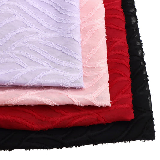 1Pc solid stripe Printed Premium Chiffon Fabric - 59x19.68inch(150x50cm) 100%polyester Pre-cut Fabric,Perfect for DIY Sewing,Bags,Party Decor, Tablecloths, Gift Wrapping,Cushions & Furniture Covers