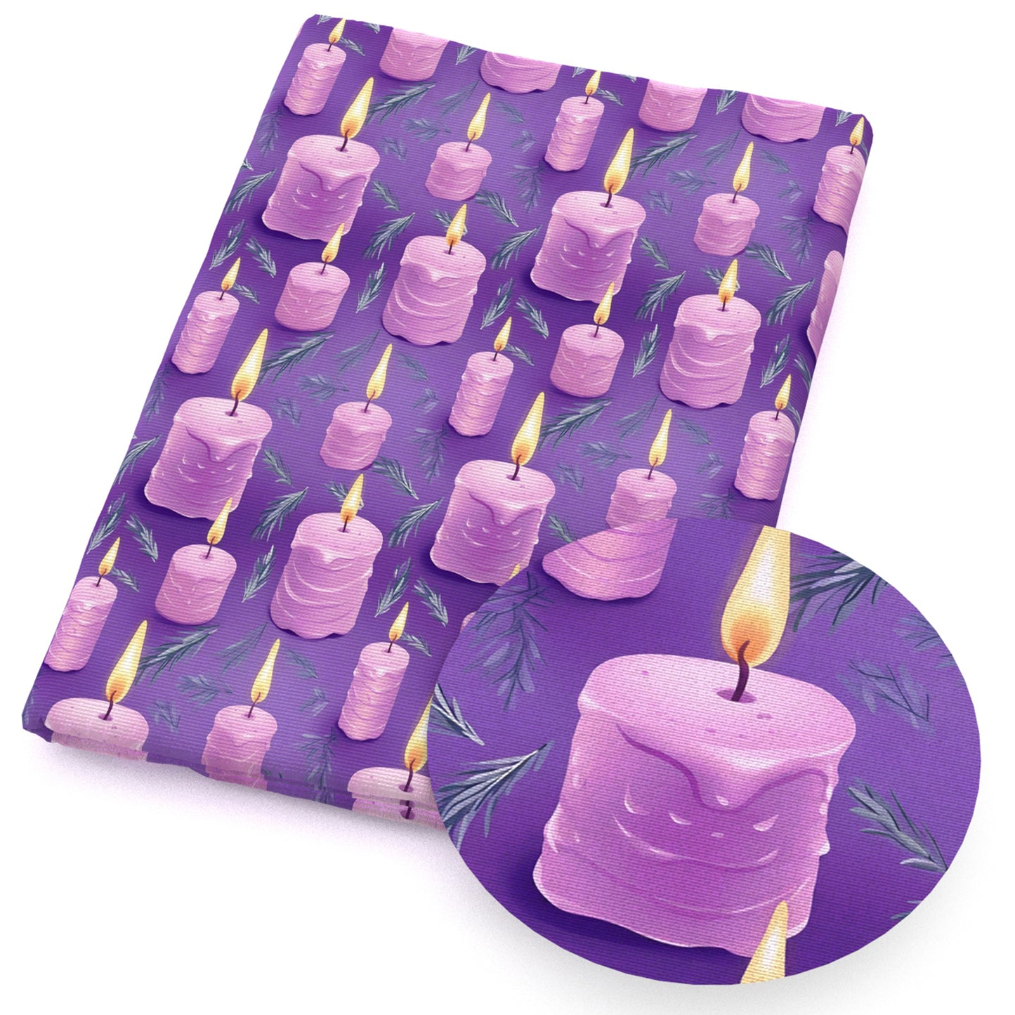candles leaf leaves tree fabric