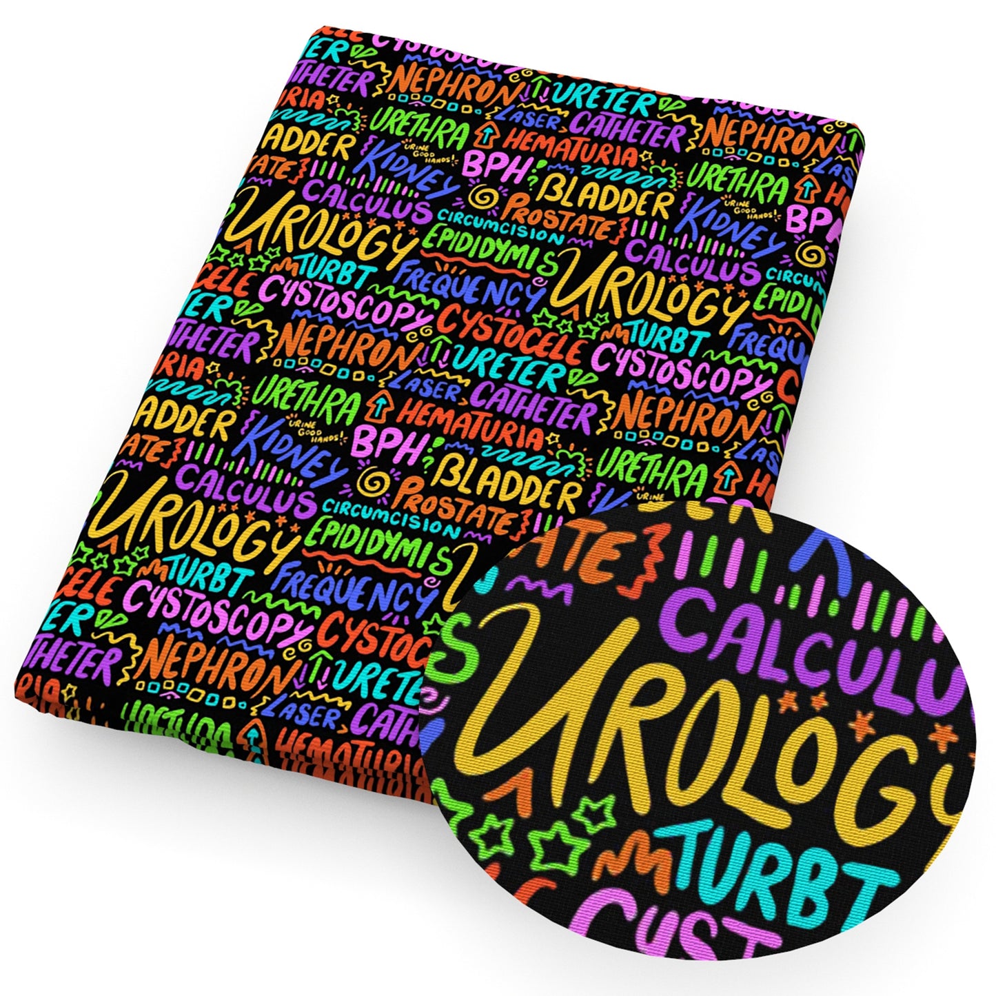 medical design theme fabric