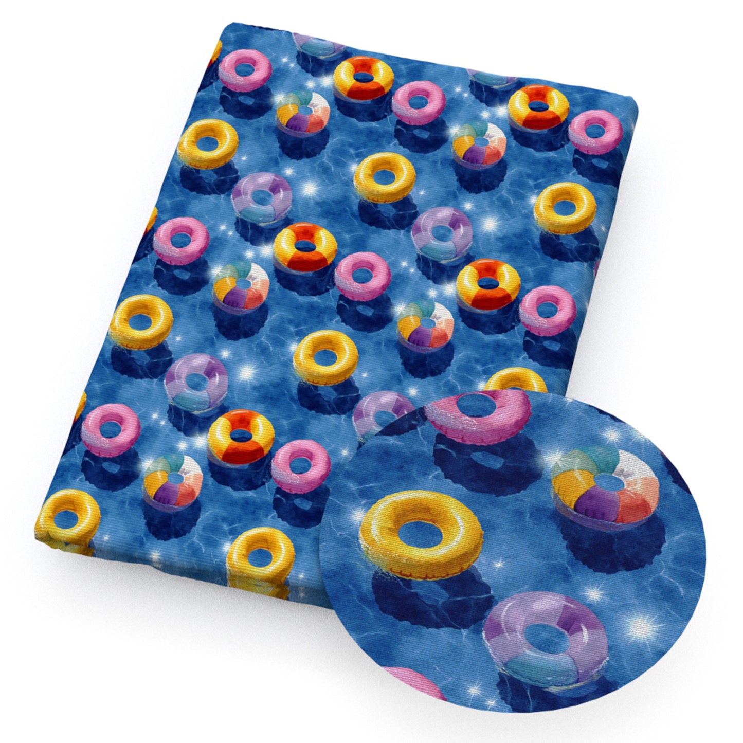 swimming ring ocean series fabric