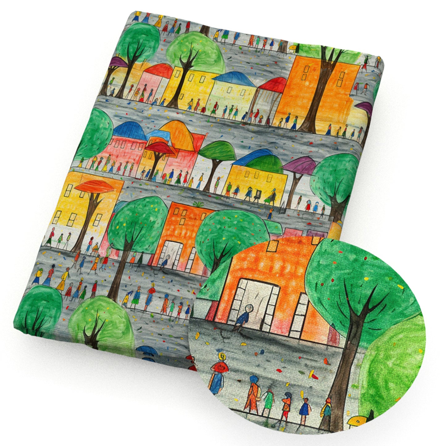 leaf leaves tree childrenkidschild house paint splatter fabric