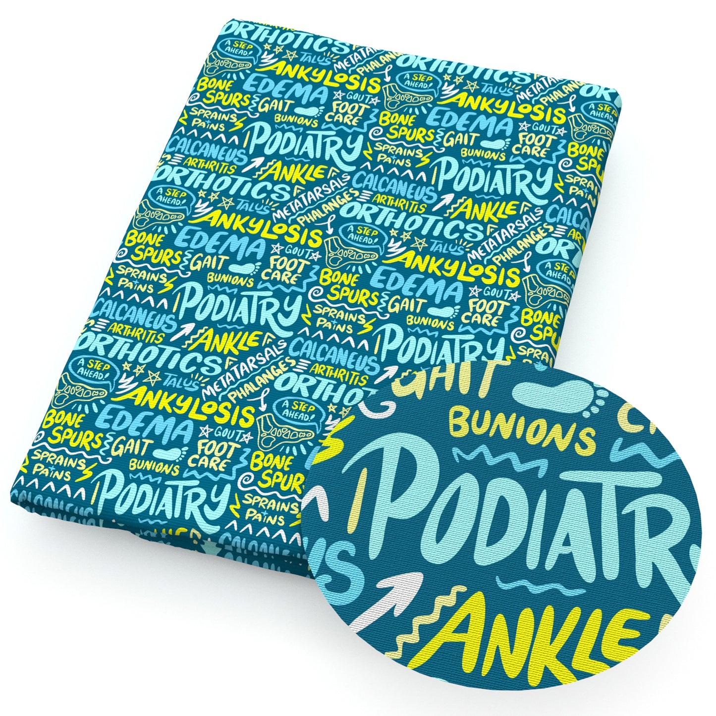 medical design theme fabric