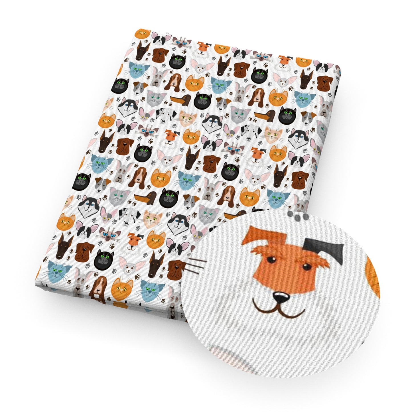 cat dogpuppy footprint paw fabric