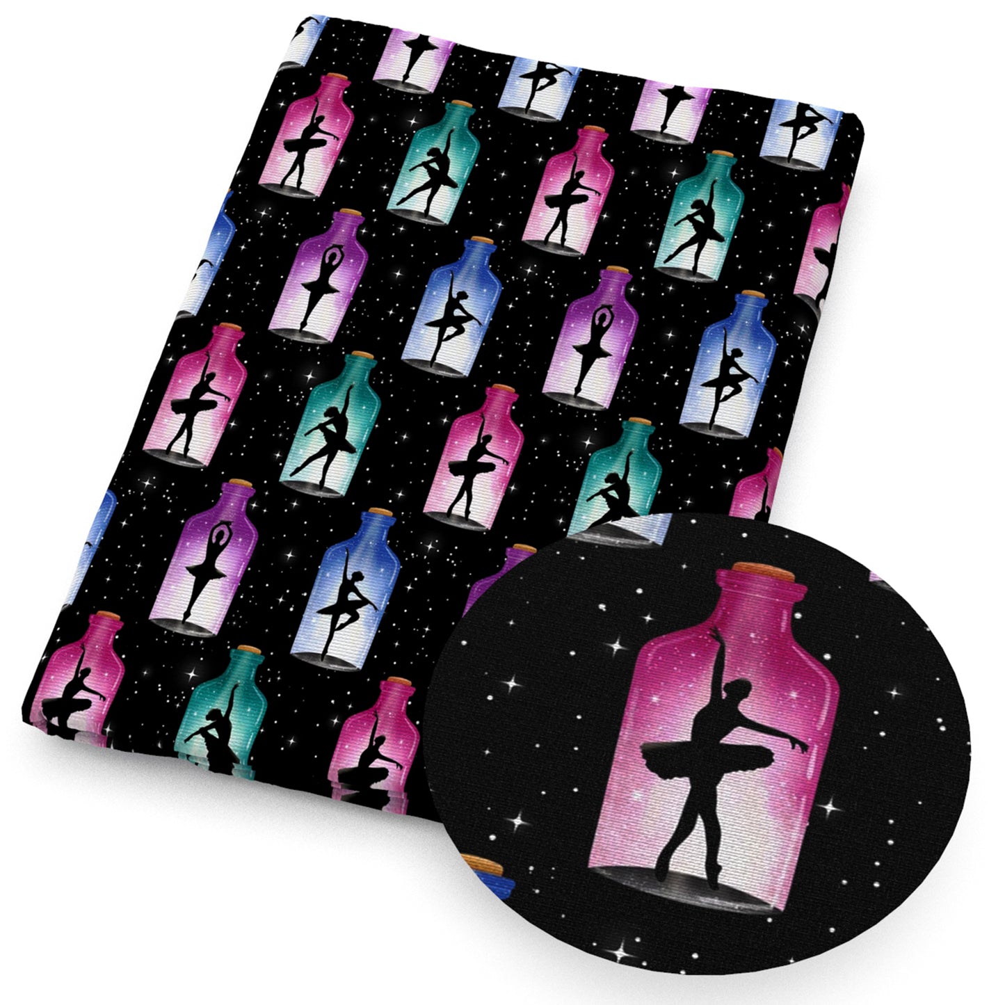 glass bottleglass favor jarsglass favor ballet girl fabric