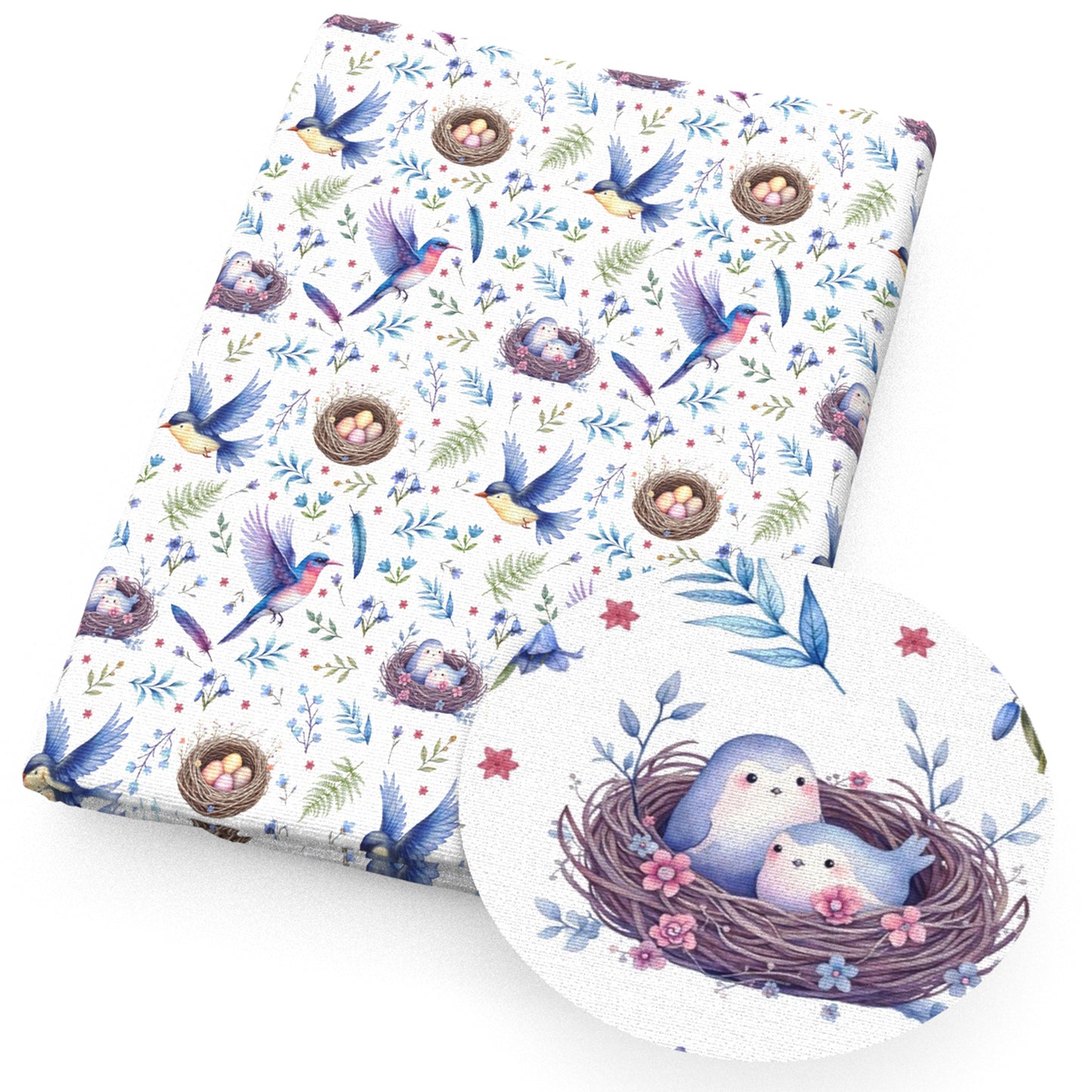 bird flowerfloral fabric