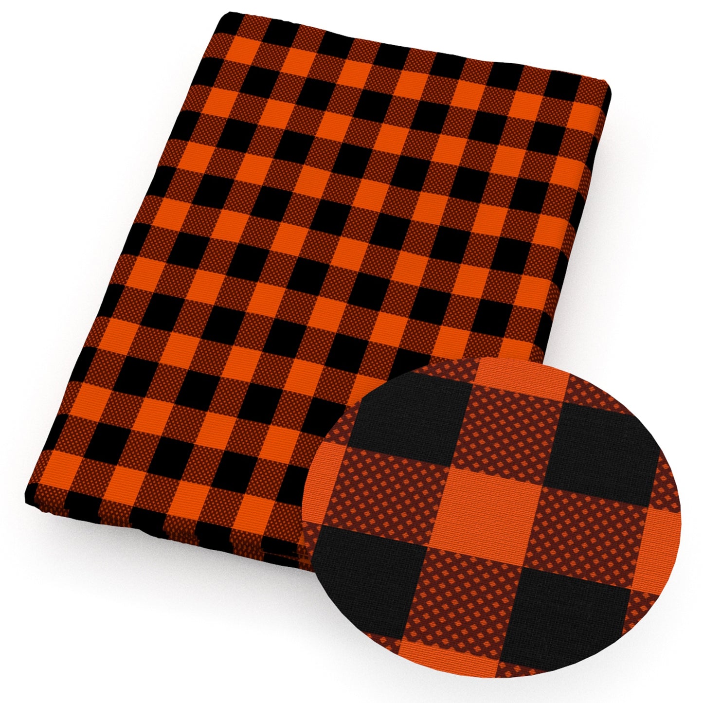 halloween plaid fabric