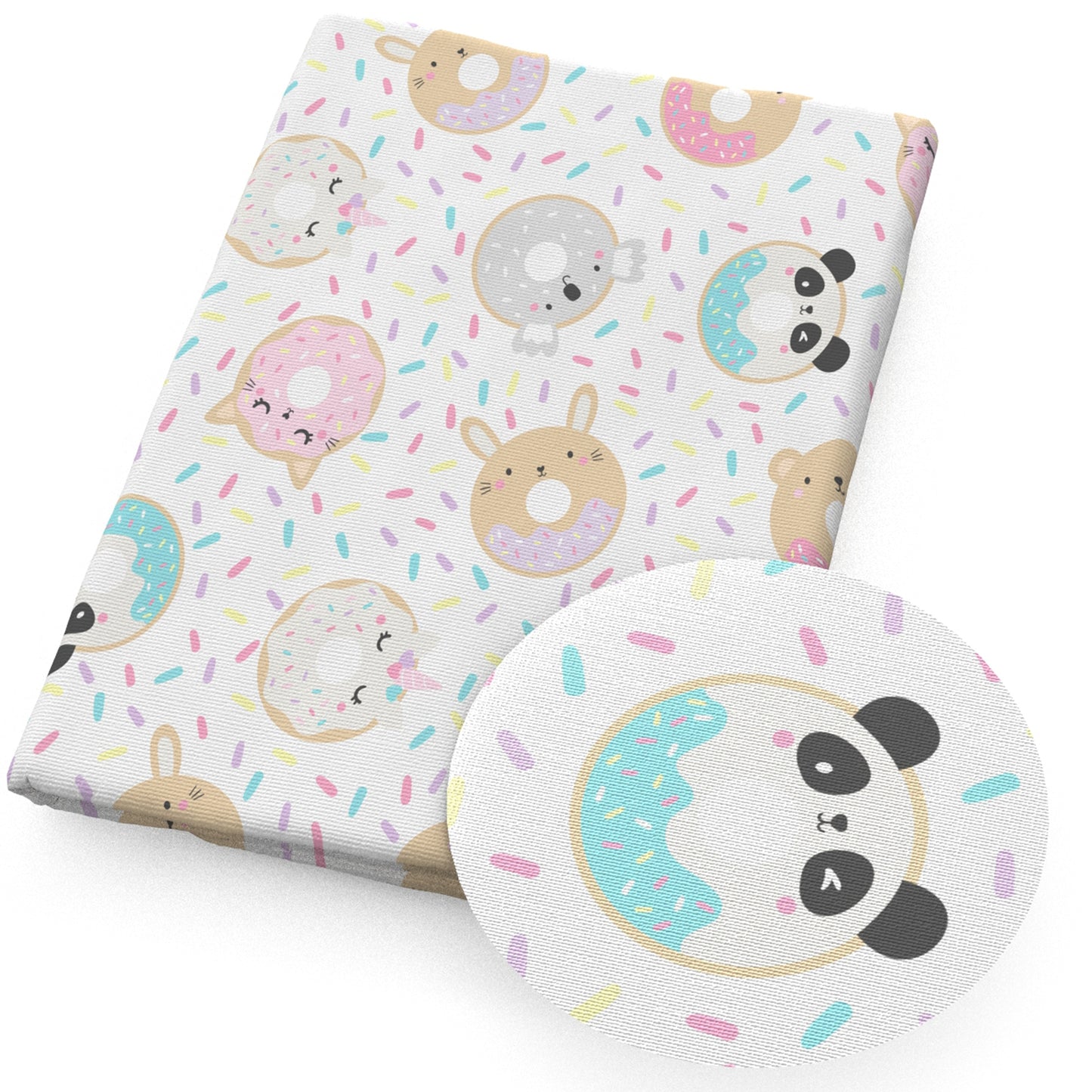 Dessert Theme Printed Fabric