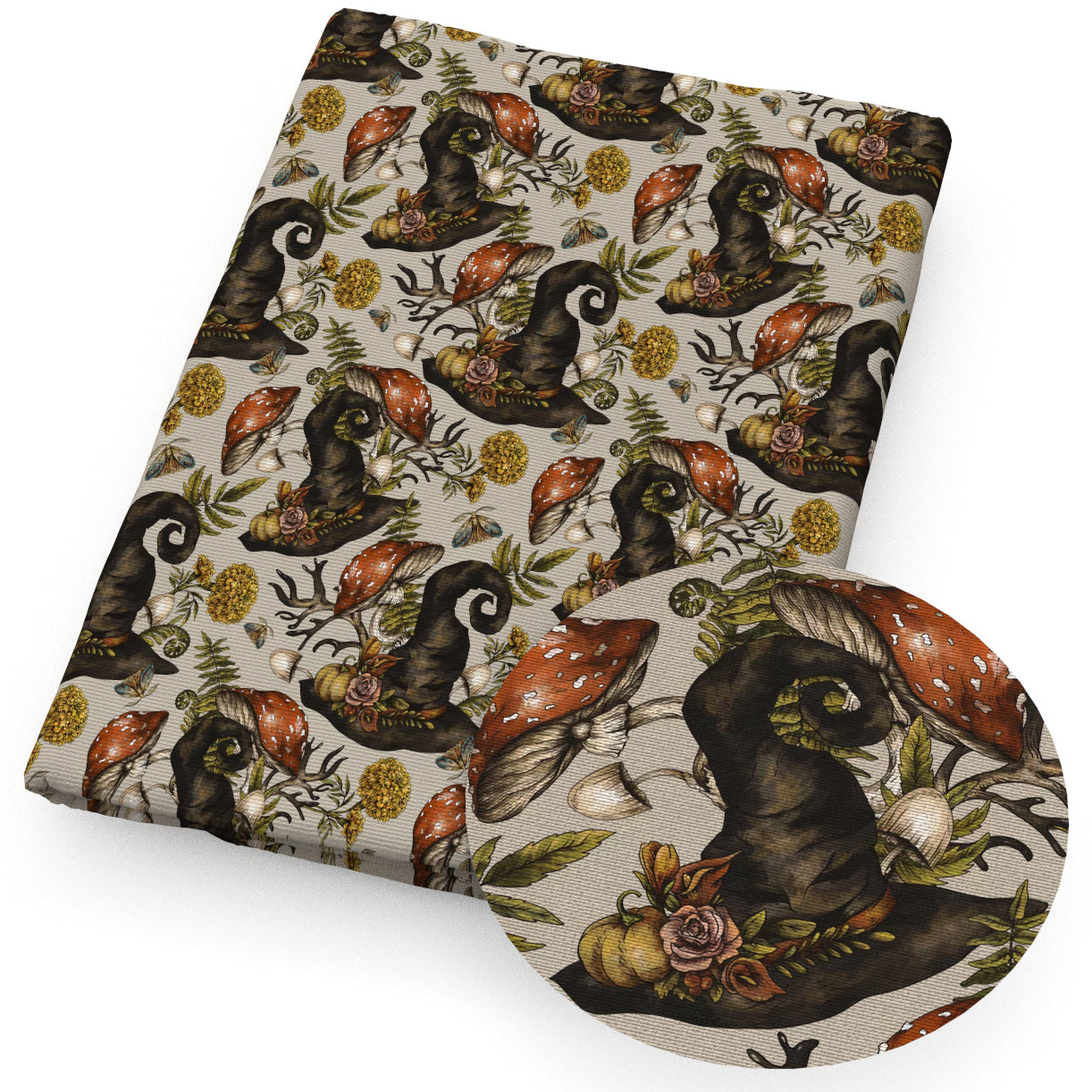 halloween caphat pumpkin flowerfloral fabric
