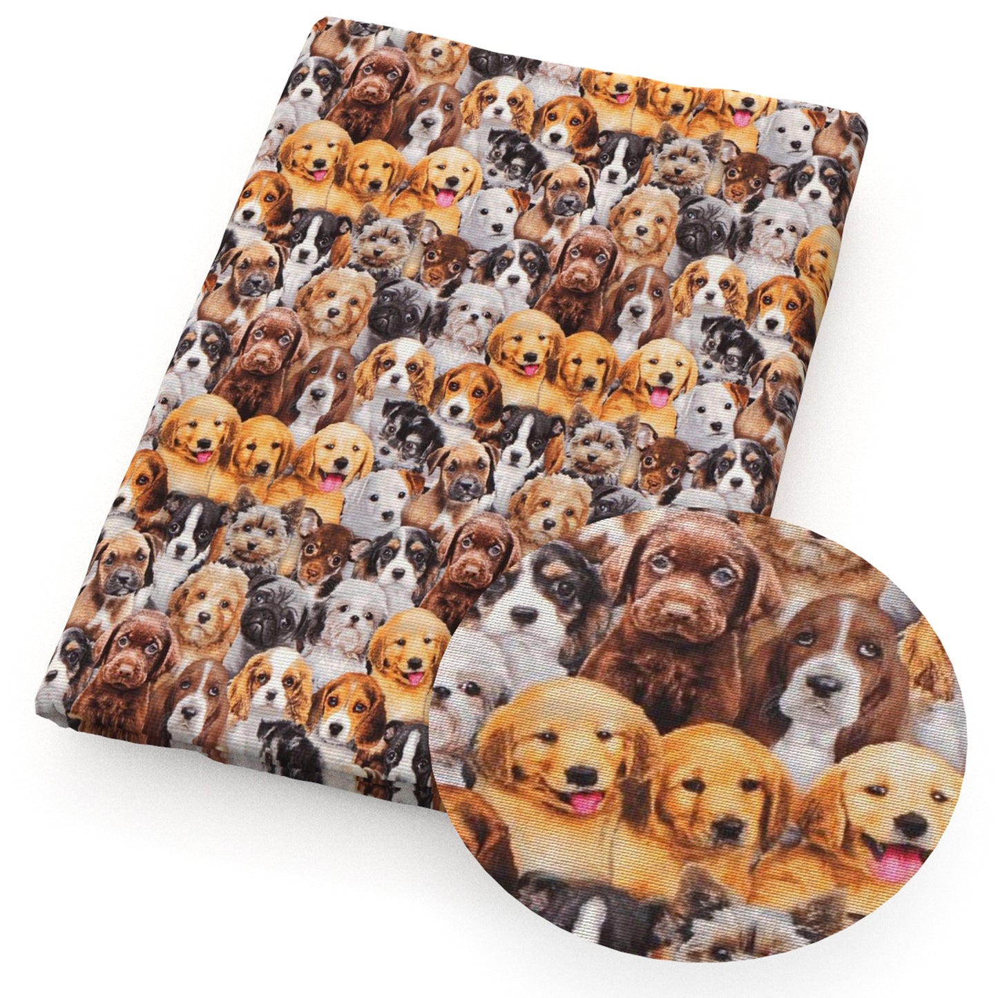dog puppy fabric