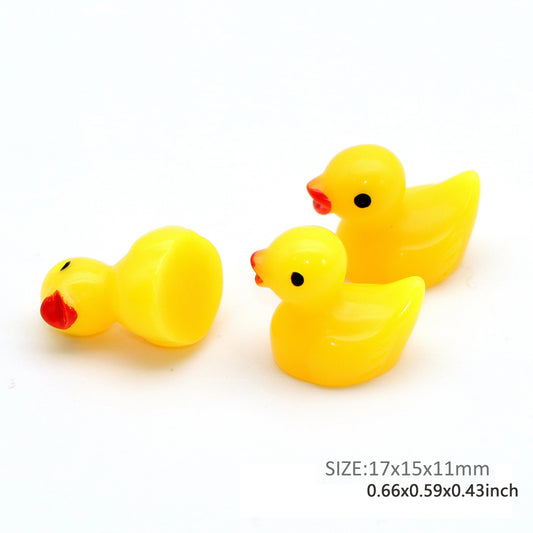 5Pcs Resin Miniature Little Duck Figurines Statues,Vibrant Colors,Resin Crafts,Ideal for Miniature Landscapes, Aquariums, Pot Plants, Home Party Games, Dollhouses,Realistic Simulation Micro Characters