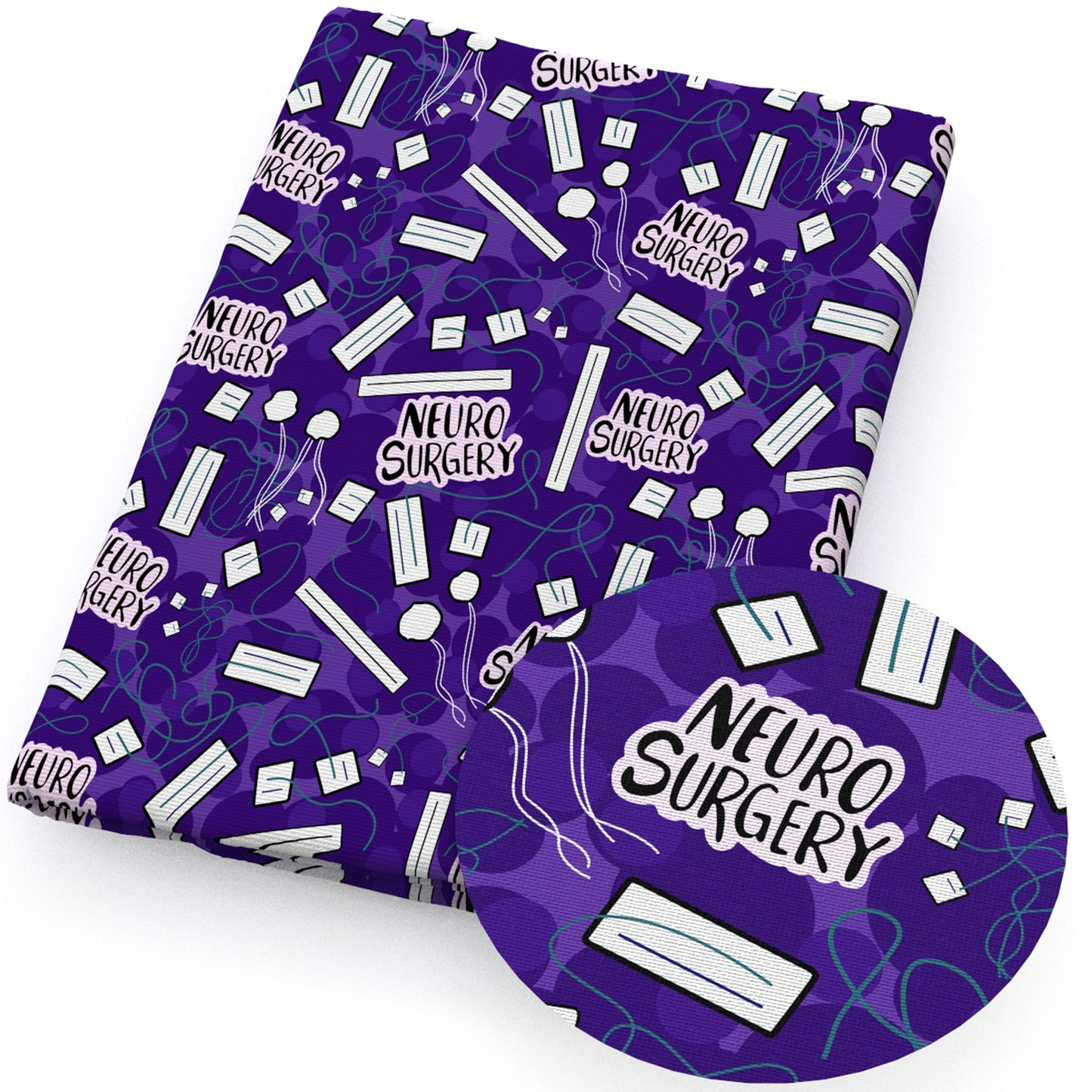 medical design theme fabric