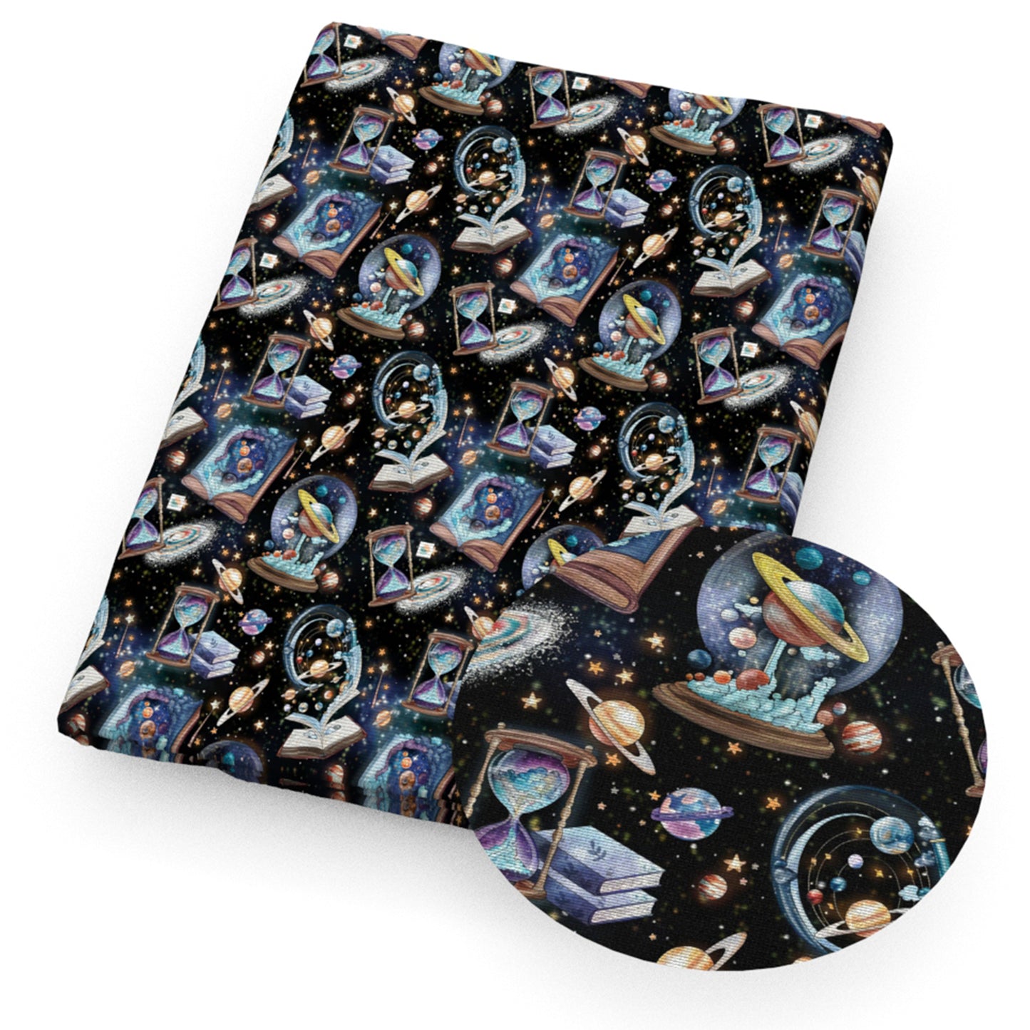 planetsolar systemgalaxy book star starfish fabric