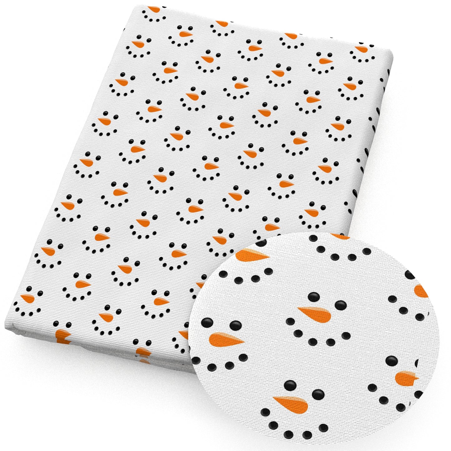 snowman christmas day fabric