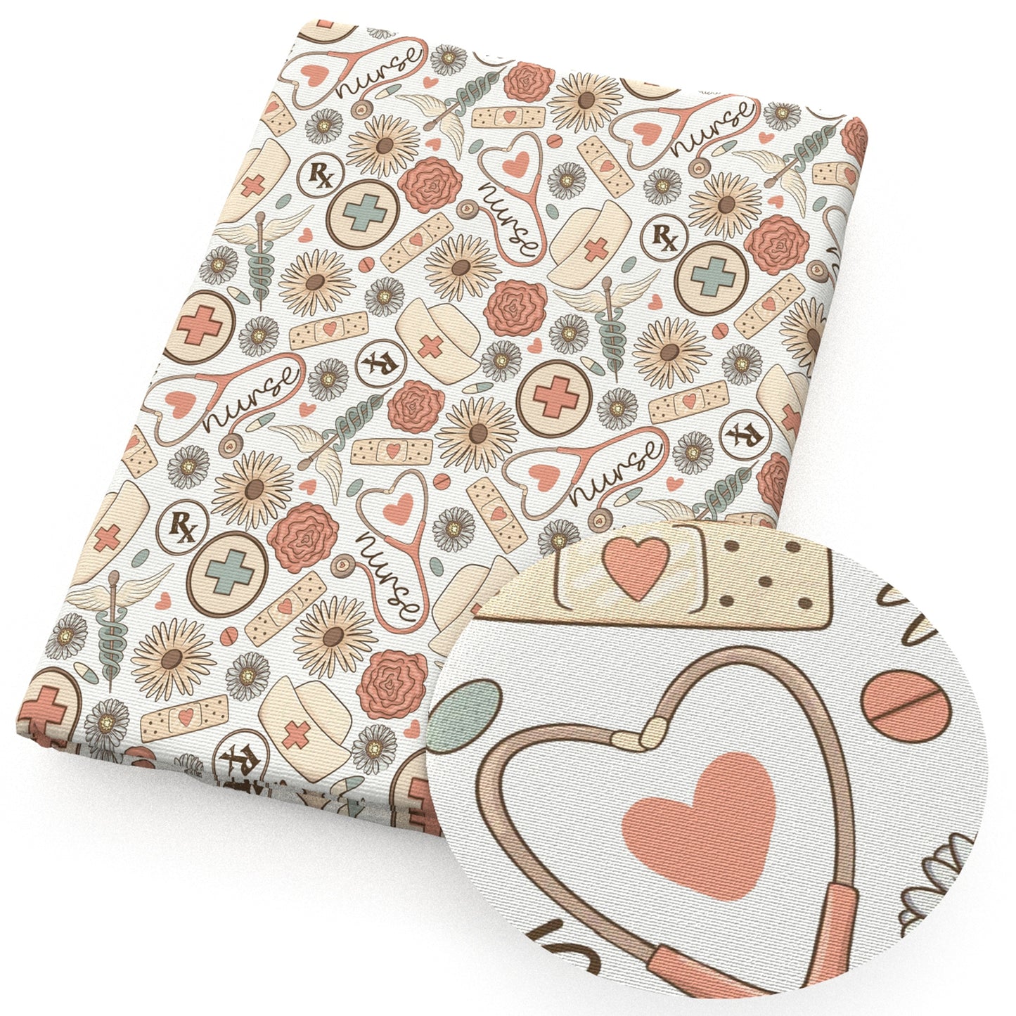 medical design theme fabric