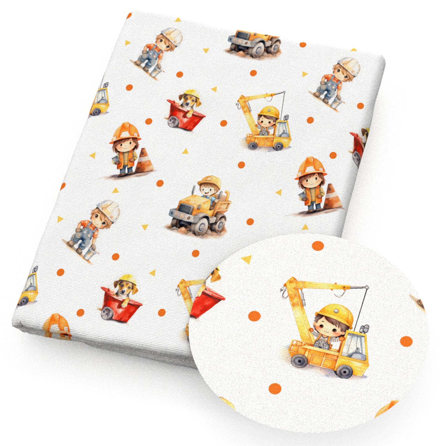 dots spot car triangle dogpuppy fabric