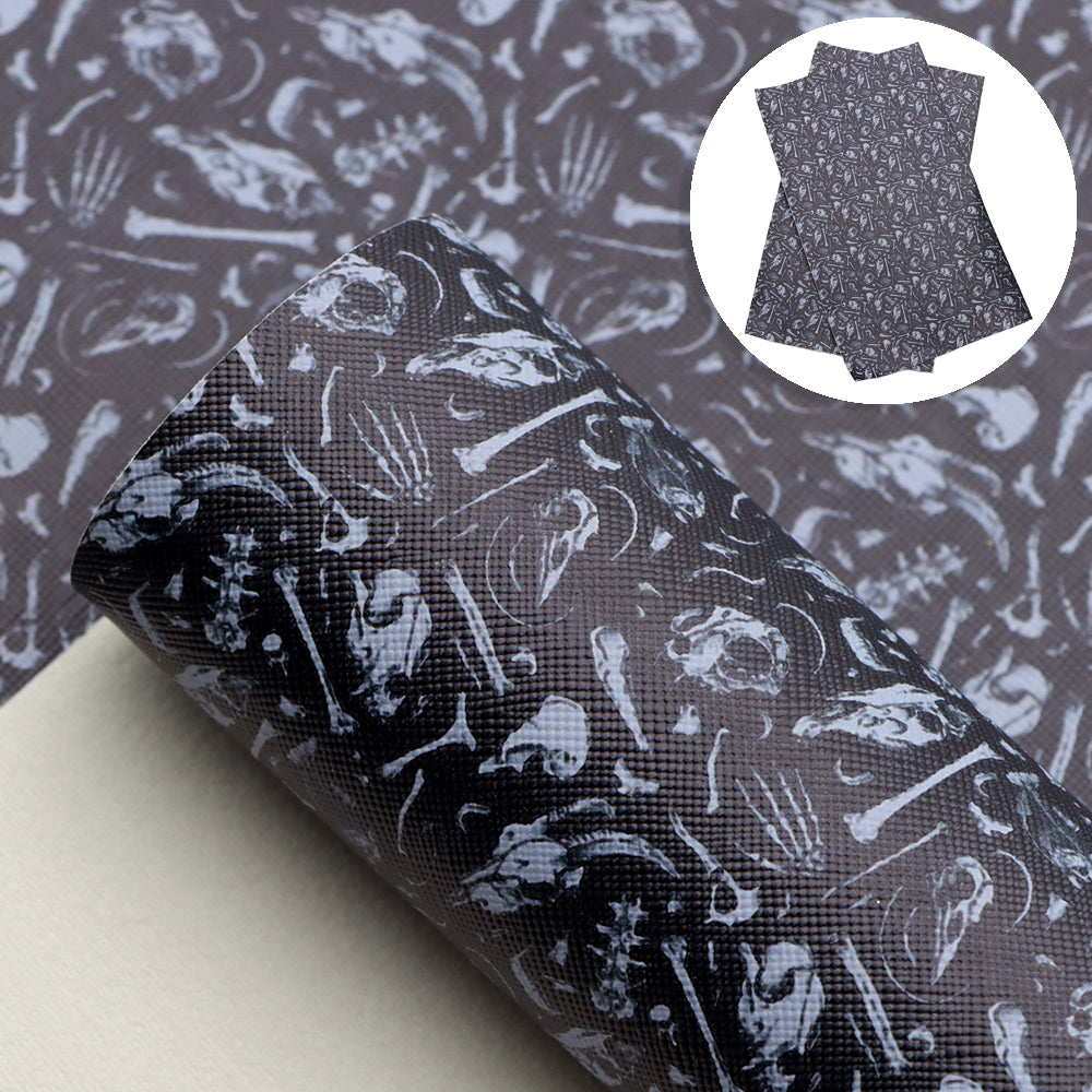 halloween horror bonesfish bonesdog bones fabric