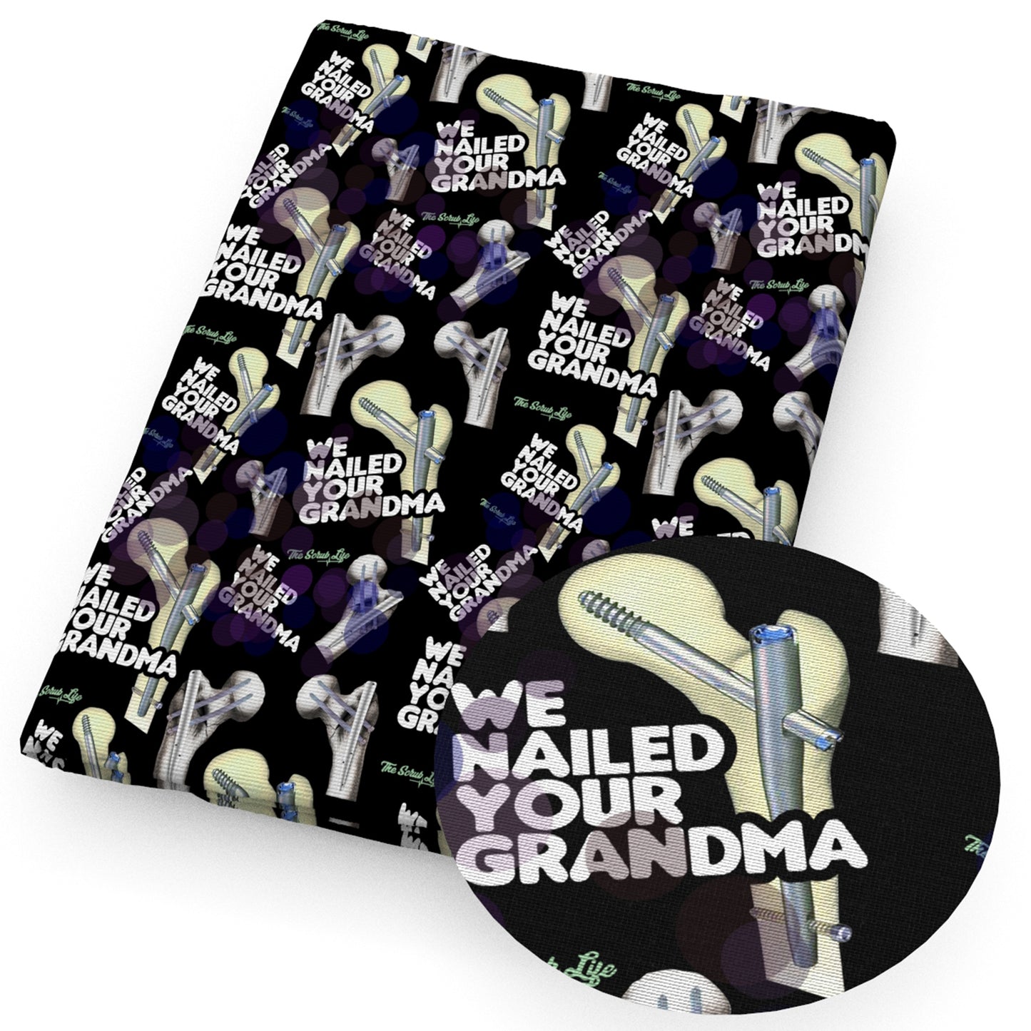 medical design theme fabric