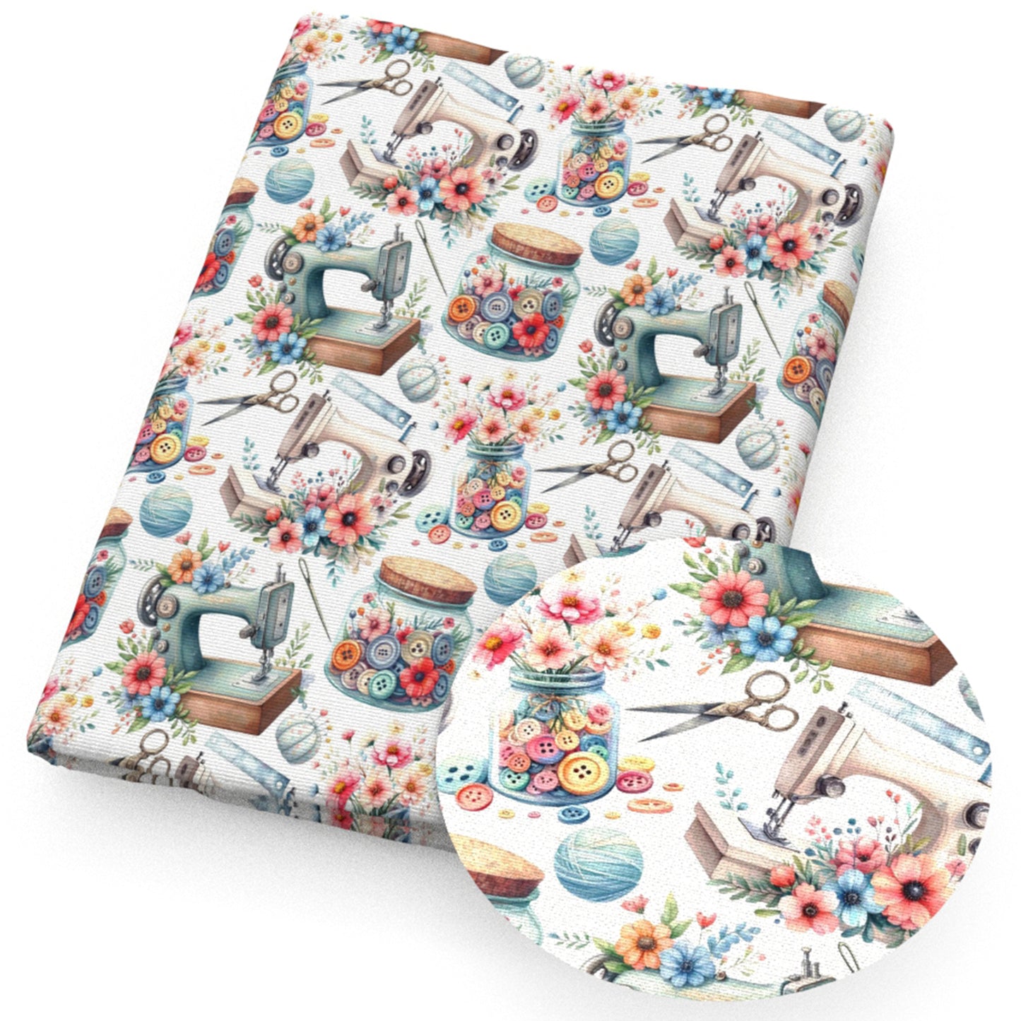 flowerfloral sewing machine diydiy sewing tool pattern fabric