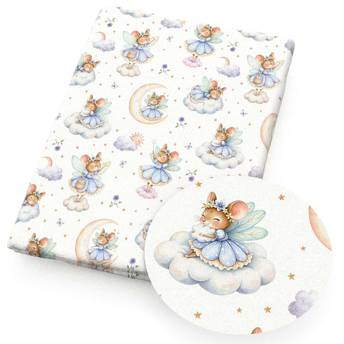 mouse skirt flowerfloral moon star starfish wings butterfly fabric