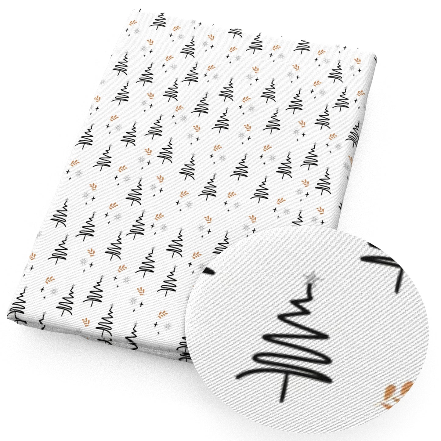 christmas day christmas tree fabric