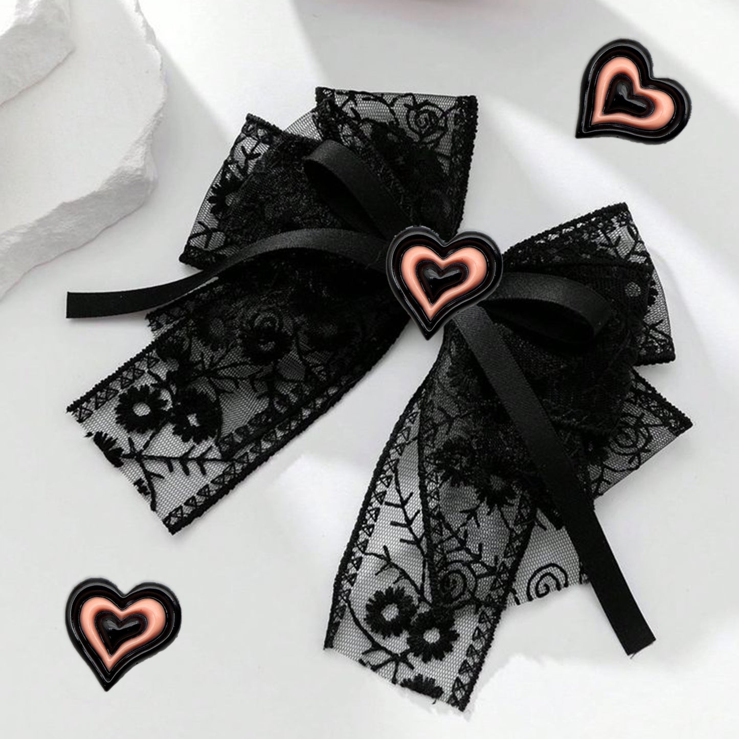 5Pcs Festive Love Heart Acrylic Charms,3D Flatback Resin Cabochons for DIY Jewelry, Earrings, Bracelets, Keychains, Festive Decor, Homemade Gifts, Phone Cases, Water Bottles, Hair Accessories