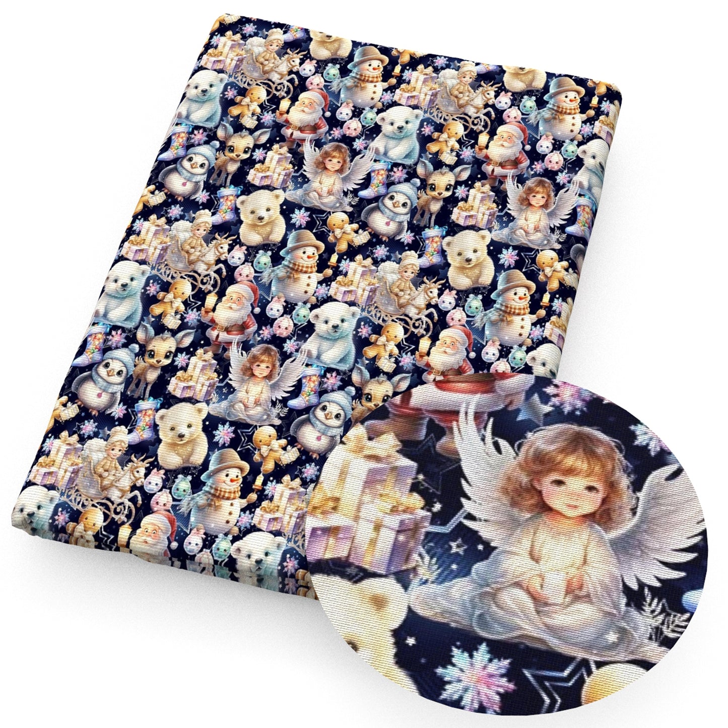 christmas day snowman fabric