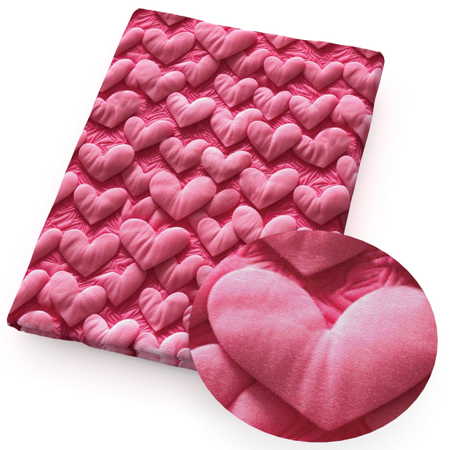 imitation embroidery series valentine's day heart love fabric
