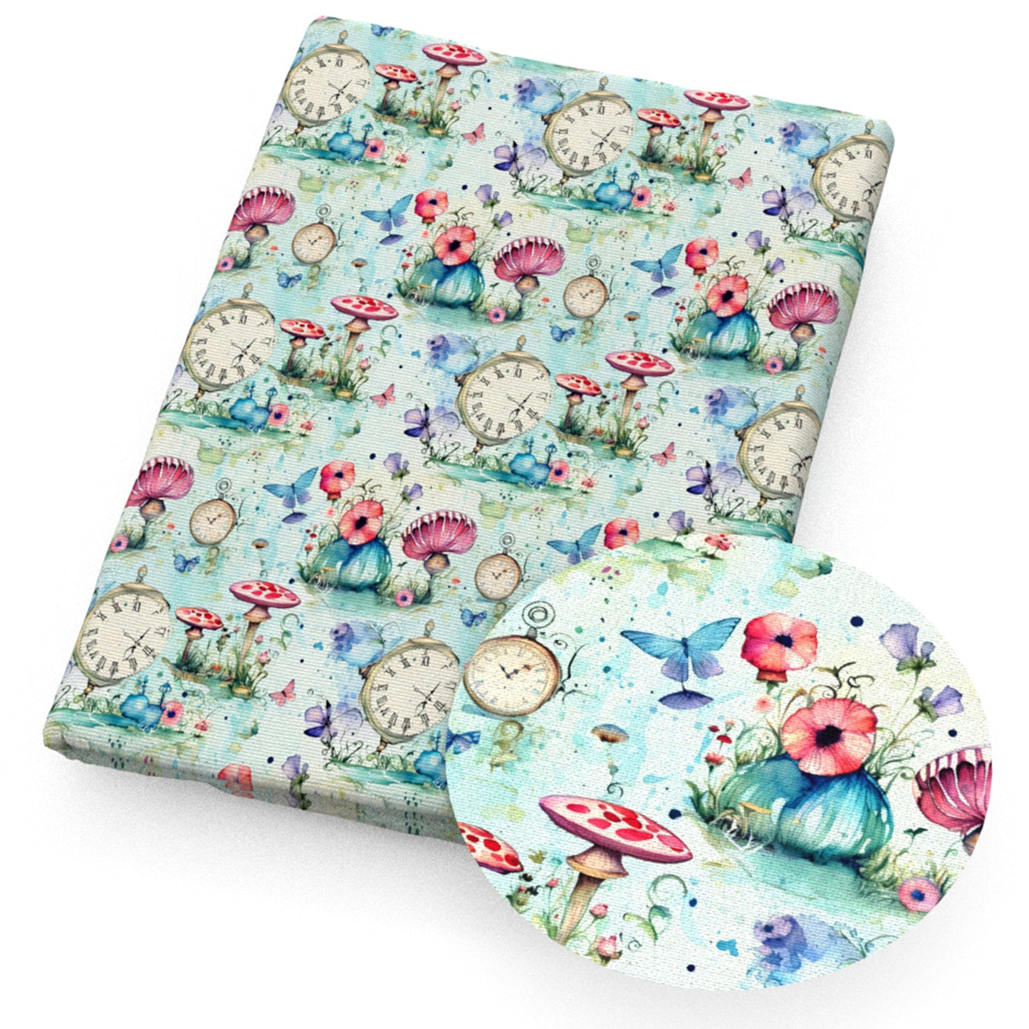 tie dye flowerfloral butterfly mushroom fabric