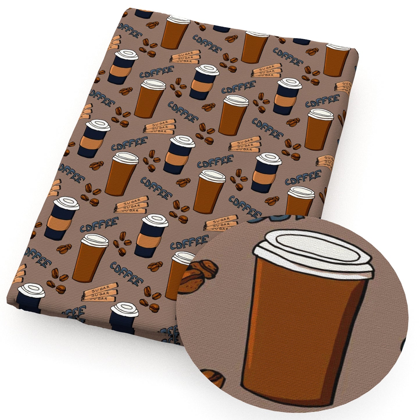coffee fabric