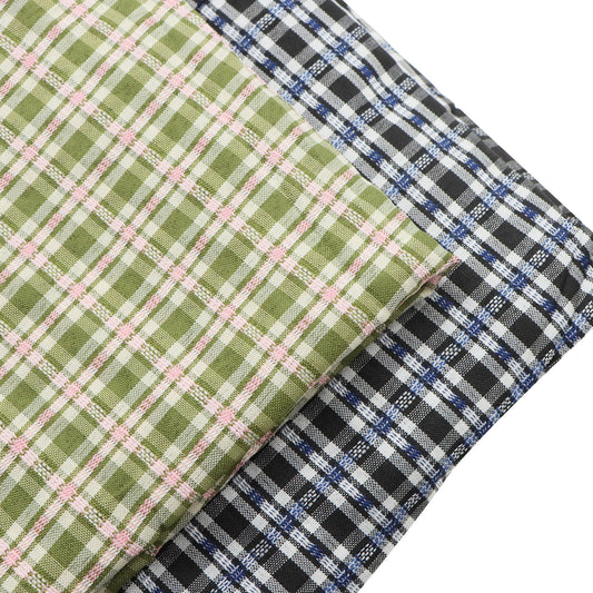 Vintage Plaid Squares Fabric - 62.99x19.68inch Perfect for Home Decor, Tablecloths, Curtains, Couch Covers, Pillows & Handmade Crafts, Home Decor Fabric | Plaid Pattern | Durable Fabric, Plaid Fabric