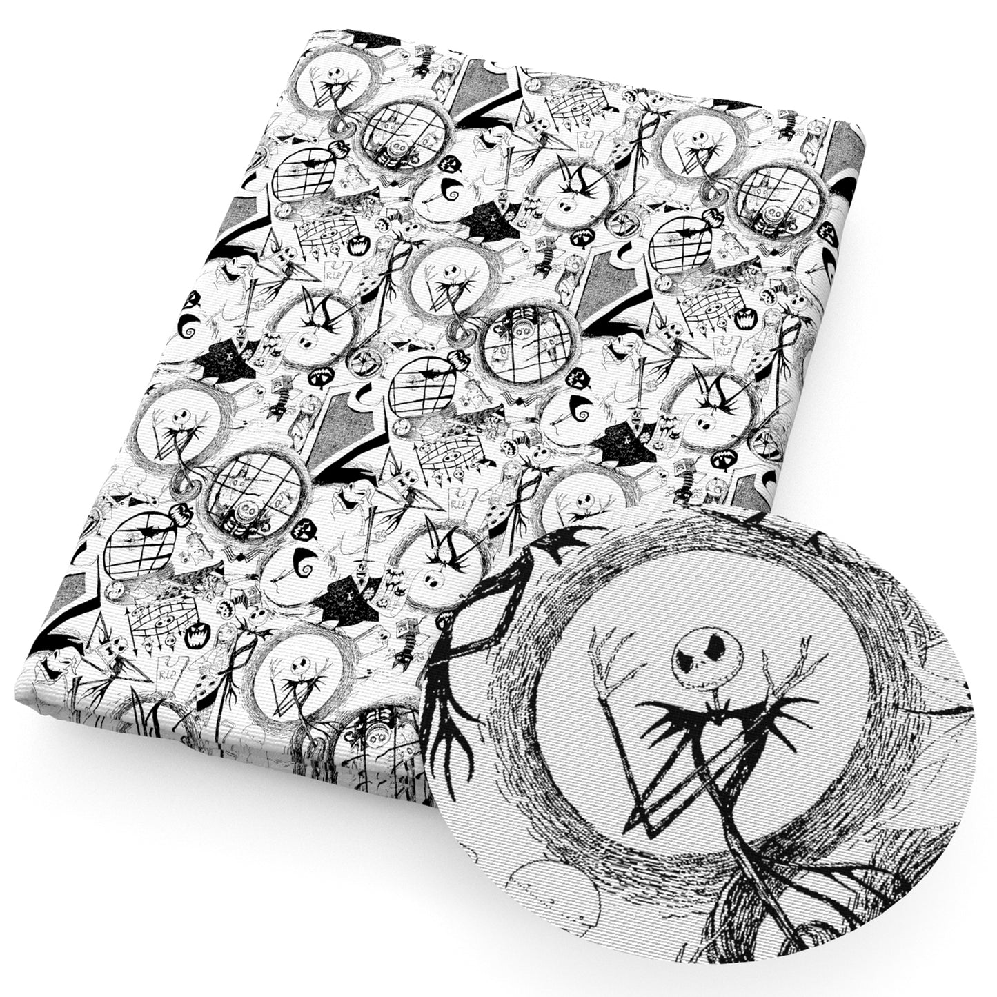 skellington the nightmare before christmassally halloween fabric