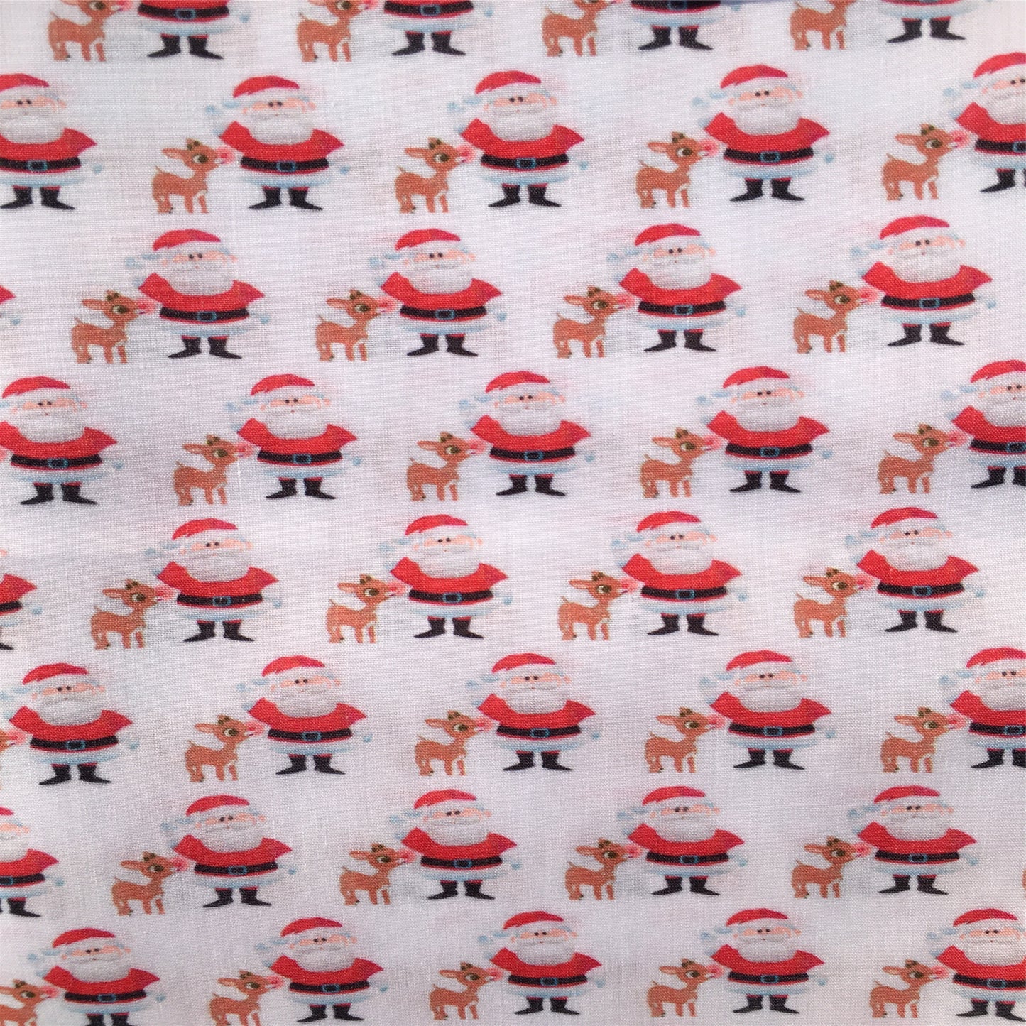 deer reindeer giraffe christmas day printed fabric