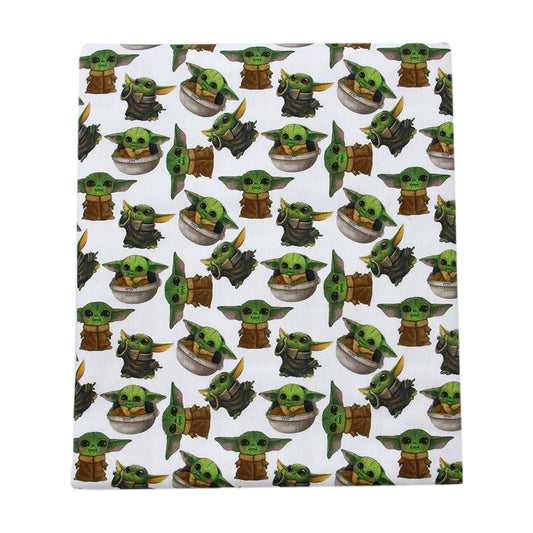 green series printed fabric