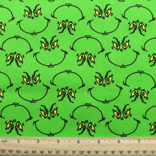 green series printed fabric