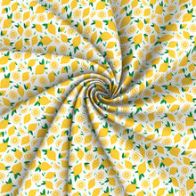 Load image into Gallery viewer, lemon yellow series fruit printed fabric
