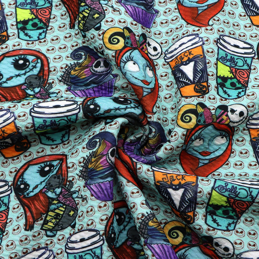 cake cupcake ice cream popsicle drinks printed fabric