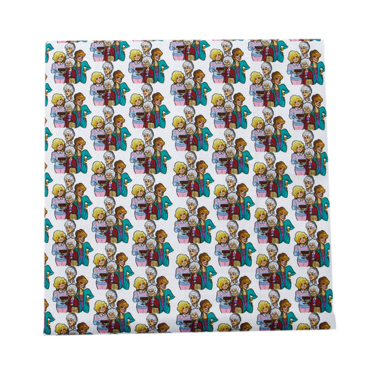 grandma printed fabric